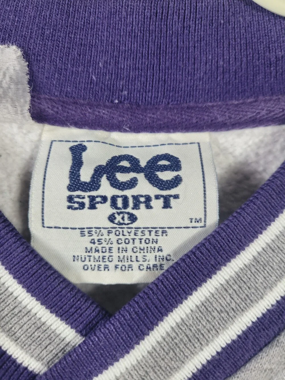 Vintage 90s Phoenix Suns Lee Sport Sweatshirt XL Grey Embroidered Crewneck NBA